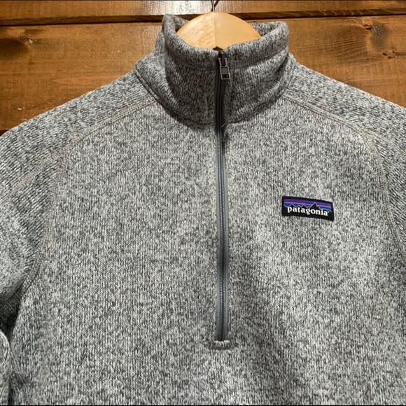 Patagonia Birch White Women’s Better Sweater Fleece 1/4 - Picture 2 of 6